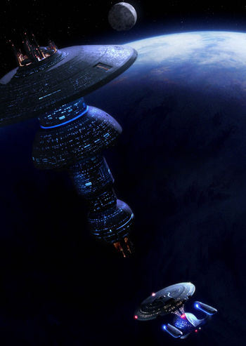 File:Galaxy class approaches a Spacedock type station.jpg
