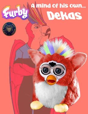 An animatronic bird toy based on Dekas by Alyndra Syrex