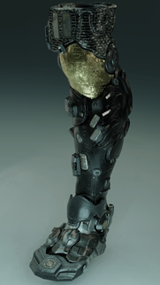 Jaseb's cybernetic leg