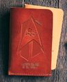 BC leather-bound notebook Available onboard the USS Ronin