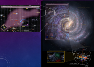 The entire Federation is only a small portion of the Milky Way Galaxy, the Bajoran Wormhole connects to the Gamma Quadrant, another vast expanse of space.