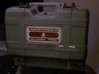 A trunk containing various souvenirs from Vada’s Starfleet career