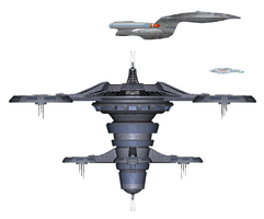Amity Outpost, USS Constitution-B (Galaxy class), USS Independence-B (Defiant class)