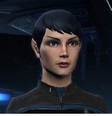 Ensign T'Khio'ri Helm Officer