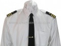 US Navy White Shirt with Rank, worn under black jacket and or wooly pulley