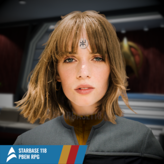 Starfleet ID photo of Lt. JG Haukea-Willow.