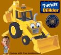 A toy digger based on the likeness of Marty Tucker