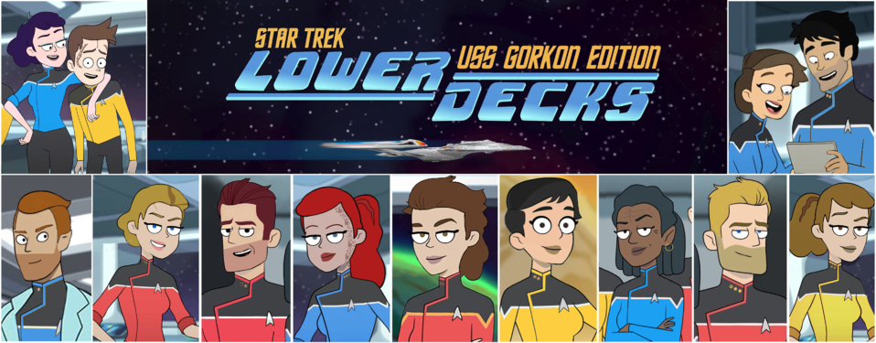 Star Trek Lower Decks USS Gorkon Edition 2019 Halloween avatars by Jo Marshall