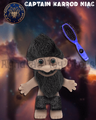 A Doll based on the likeness of Captain Karrod Niac. His beard is brush-able, with a brush included with the toy!