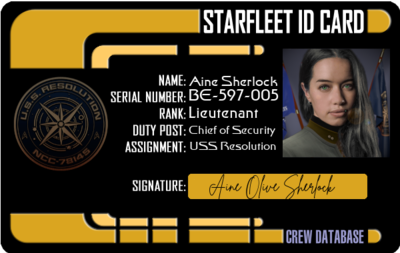 Starfleet ID Card