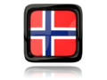 Norway square icon with reflection 640.png