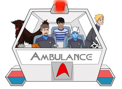"Foster Family in the Ambulance" by Saveron