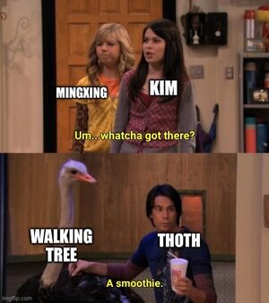 Thoth and his walking trees