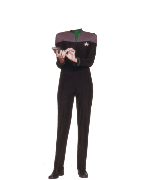 File:Starfleet Marine Uniform (female; tricorder).png
