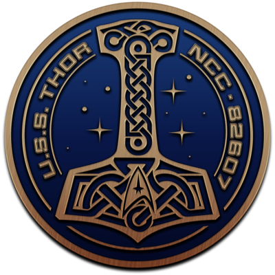 Thor ship logo, created by Alieth & Sirok