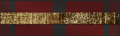 Gold Excellence in Training Ribbon
